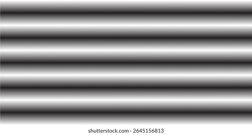 Gradiente abstrato de listras de fundo multicolorido suave preto e branco. Design horizontal moderno para aplicativos móveis