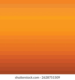Abstract gradient sunset or sunrise with warm orange and red hues, smoothly transitioning from darker to lighter shades.
