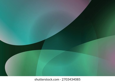 Abstract gradient swirls in teal and green tones, creating a dynamic and futuristic feel.