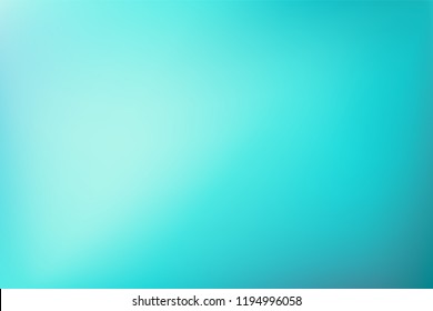 Abstract Gradient teal mint background  Blurred turquoise blue green water backdrop  Vector illustration for your graphic design  banner  summer aqua poster