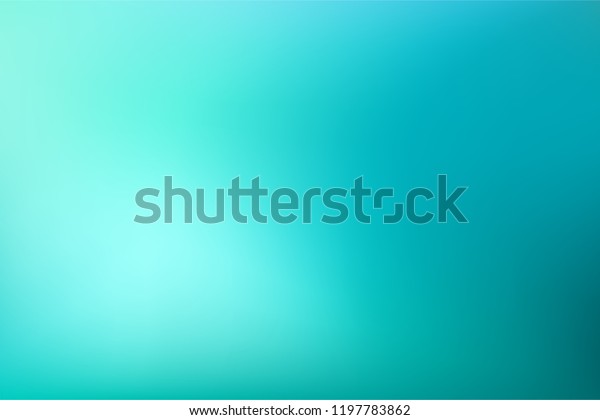 Abstract Gradient teal mint\
background. Blurred turquoise blue green water backdrop. Vector\
illustration for your graphic design, banner, summer or aqua\
poster