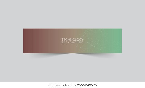 Abstract Gradient technology twitter header