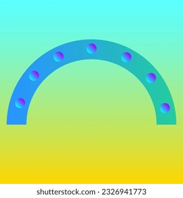 Abstract Gradient Texture Colored Simple Graphic Bright Vector Pattern Background