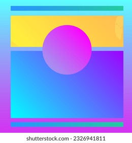Abstract Gradient Texture Colored Simple Graphic Bright Vector Pattern Background