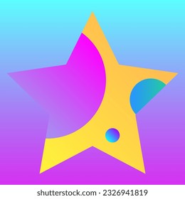 Abstract Gradient Texture Colored Simple Graphic Bright Vector Pattern Background