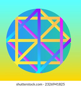 Abstract Gradient Texture Colored Simple Graphic Bright Vector Pattern Background