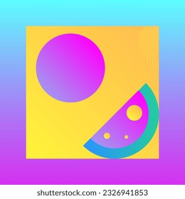 Abstract Gradient Texture Colored Simple Graphic Bright Vector Pattern Background