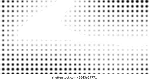 Abstract  gradient texture. Vanishing polka dot background. Repeating dots gradation simple