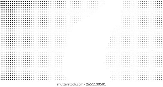 Textura de gradiente abstrata. Plano de fundo de ponto de polca de fuga. Repetindo pontos abstrato moderno
