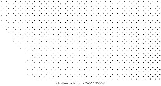 Textura de gradiente Abstractas. Fondo de lunares desapareciendo. Diseño abstracto moderno de los puntos de repetición