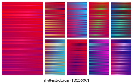 Abstract gradient theme. Vector template on neon style. Colorful background for graphic display design.