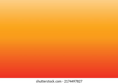 Abstract Gradient Of Three Orange Shades Background. Vector Smart Blurred Illustration. Design For Landing Pages