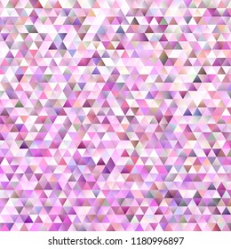 Abstract gradient tiled triangle pattern background - vector mosaic graphic design with colorful regular triangles