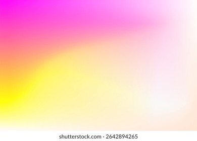abstract gradient with transitions between bright yellow and vibrant pink tones, evoking warmth and creativity