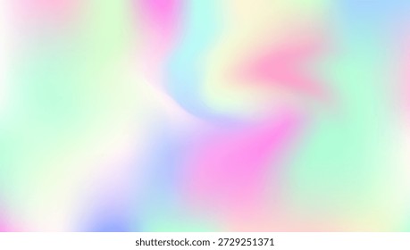 Abstract Gradient. Trendy Foil. Hologram Background. Shiny Shapes. Blur Geometric Backdrop. Pearlescent Background. Violet Metal Texture. Kawaii Light. Blue Abstract Gradient