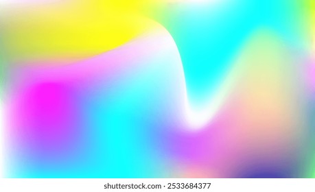 Gradiente Abstractas. Malla de moda. Textura de neón púrpura. Ilustración de holografía brillante. Líquido. Textura holográfica. Brillo retro. Fondo irisado. Gradiente Abstractas violeta