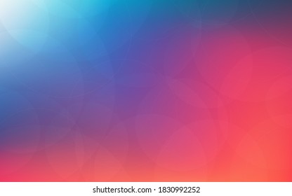 Abstract gradient. Trendy minimalist composition. Smooth color backdrop for poster, banner, brochure, web or app. Fluid future background with shapes. Vector illustration.