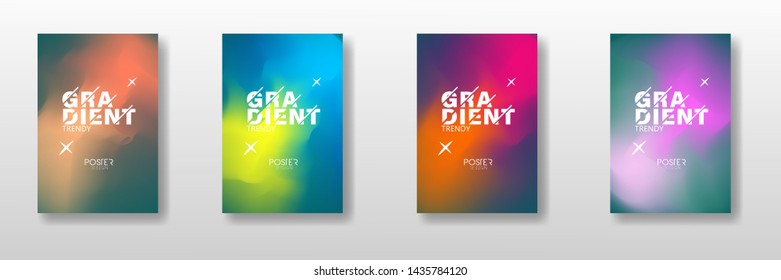 abstract gradient trendy poster,Minimal covers design,background for banner, vector design.