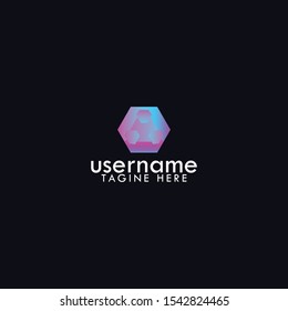 abstract gradient triangle logo vector design with simple, unique, and luxury styles