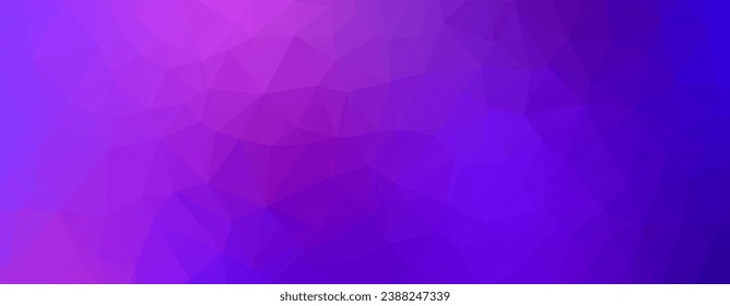 Abstract gradient  triangle low poly  mosiac,  polygonal background banner vector illustration.