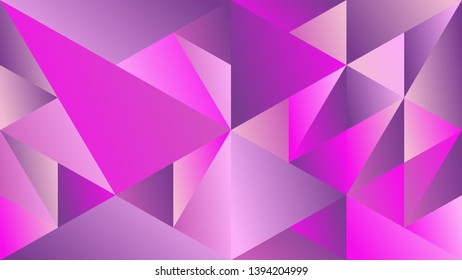 Abstract gradient triangle mosaic background - polygonal minimalistic vector design