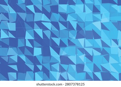 Abstract gradient triangle pattern in varying shades of blue and cyan bluegradient geometric