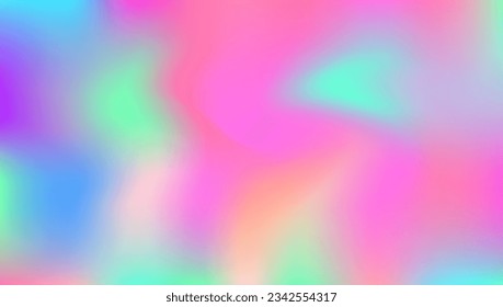 Gradiente abstracto. Unicornio Foil. Diseño Pop. Fondo de Gasolina Metal. Tarjeta cromada. Fondo suave azul. Textura del Holograma. Textura Perlectora. Gradiente abstracto rosa