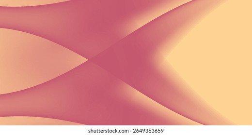 Abstract gradient vector background. Pastel wallpaper template with dynamic color and waves, blurred, blend, minimalist. Futuristic modern backdrop design for business, presentation, ads, banner.