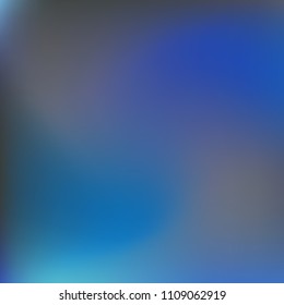 Abstract gradient vector. Blue gradient blurred abstract background. Multicolor blurry blend. Holographic illustration. Smooth texture. Beautiful natural light vector. Soft blue, green, bright mesh.
