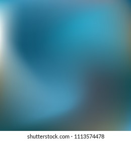 Abstract gradient vector. Blue gradient blurred abstract background. Multicolor blurry blend. Holographic illustration. Smooth texture. Beautiful natural light vector. Soft blue, green, bright mesh.
