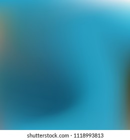 Abstract gradient vector. Blue gradient blurred abstract background. Multicolor blurry blend. Holographic illustration. Smooth texture. Beautiful natural light vector. Soft blue, green, bright mesh.
