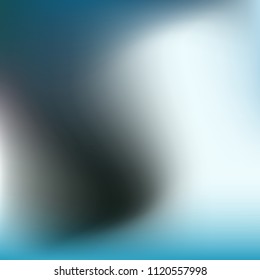 Abstract gradient vector. Blue gradient blurred abstract background. Multicolor blurry blend. Holographic illustration. Smooth texture. Beautiful natural light vector. Soft blue, green, bright mesh.
