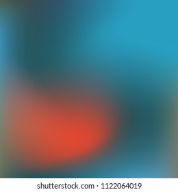 Abstract gradient vector. Blue gradient blurred abstract background. Multicolor blurry blend. Holographic illustration. Smooth texture. Beautiful natural light vector. Soft blue, green, bright mesh.