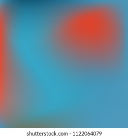 Abstract gradient vector. Blue gradient blurred abstract background. Multicolor blurry blend. Holographic illustration. Smooth texture. Beautiful natural light vector. Soft blue, green, bright mesh.