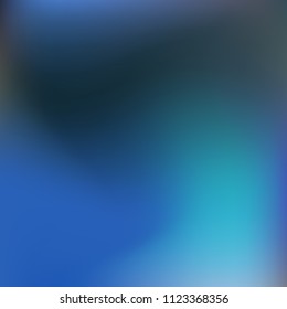 Abstract gradient vector. Blue gradient blurred abstract background. Multicolor blurry blend. Holographic illustration. Smooth texture. Beautiful natural light vector. Soft blue, green, bright mesh.