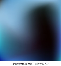 Abstract gradient vector. Blue gradient blurred abstract background. Multicolor blurry blend. Holographic illustration. Smooth texture. Beautiful natural light vector. Soft blue, green, bright mesh.