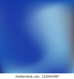 Abstract gradient vector. Blue gradient blurred abstract background. Multicolor blurry blend. Holographic illustration. Smooth texture. Beautiful natural light vector. Soft blue, green, bright mesh.