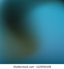 Abstract gradient vector. Blue gradient blurred abstract background. Multicolor blurry blend. Holographic illustration. Smooth texture. Beautiful natural light vector. Soft blue, green, bright mesh.