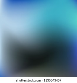 Abstract gradient vector. Blue gradient blurred abstract background. Multicolor blurry blend. Holographic illustration. Smooth texture. Beautiful natural light vector. Soft blue, green, bright mesh.