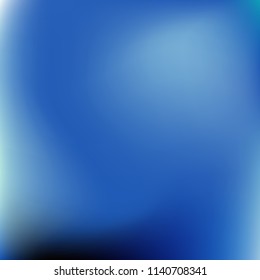 Abstract gradient vector. Blue gradient blurred abstract background. Multicolor blurry blend. Holographic illustration. Smooth texture. Beautiful natural light vector. Soft blue, green, bright mesh.