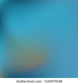 Abstract gradient vector. Blue gradient blurred abstract background. Multicolor blurry blend. Holographic illustration. Smooth texture. Beautiful natural light vector. Soft blue, green, bright mesh.