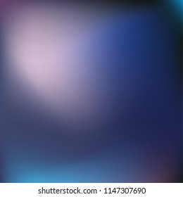Abstract gradient vector. Blue gradient blurred abstract background. Multicolor blurry blend. Holographic illustration. Smooth texture. Beautiful natural light vector. Soft blue, green, bright mesh.