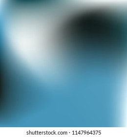 Abstract gradient vector. Blue gradient blurred abstract background. Multicolor blurry blend. Holographic illustration. Smooth texture. Beautiful natural light vector. Soft blue, green, bright mesh.