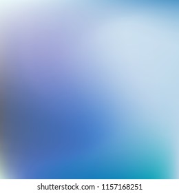 Abstract gradient vector. Blue gradient blurred abstract background. Multicolor blurry blend. Holographic illustration. Smooth texture. Beautiful natural light vector. Soft blue, green, bright mesh.
