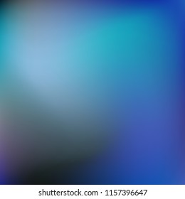 Abstract gradient vector. Blue gradient blurred abstract background. Multicolor blurry blend. Holographic illustration. Smooth texture. Beautiful natural light vector. Soft blue, green, bright mesh.