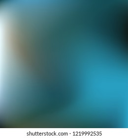 Abstract gradient vector. Blue gradient blurred abstract background. Multicolor blurry blend. Holographic illustration. Smooth texture. Beautiful natural light vector. Soft blue, green, bright mesh.