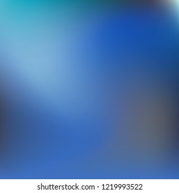 Abstract gradient vector. Blue gradient blurred abstract background. Multicolor blurry blend. Holographic illustration. Smooth texture. Beautiful natural light vector. Soft blue, green, bright mesh.