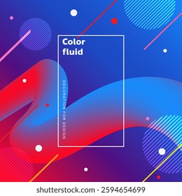 Abstract gradient vector design pattern for decoration