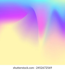 Abstract Gradient. Violet Pop Background. Fashion Fluid. Retro Creative Invitation. Neon Banner. Iridescent Background. Cosmos Cover. Hologram Texture. Pink Abstract Gradient