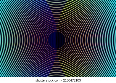 abstract gradient violet and yellow sphere in contrast effect can be use for technology presentation advertisement packaging design website template vector eps.
